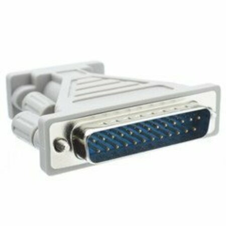 SWE-TECH 3C Serial / AT Modem Adapter, DB9 Female to DB25 Male FWT30D1-05300